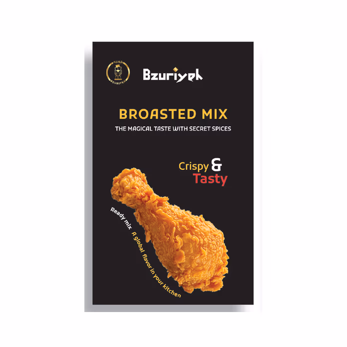 Bzuriyeh Broasted Mix Crispy & Tasty, 425g pack front